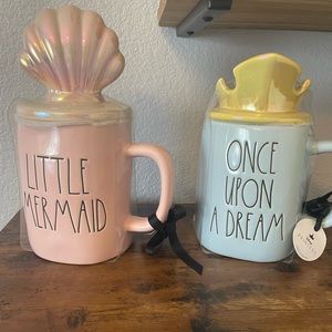 Rae Dunn- Princess mugs with topper- Bundle
